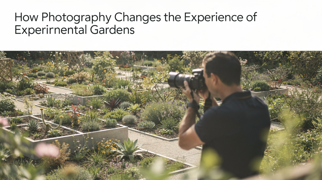 How Photography Changes the Experience of Experimental Gardens