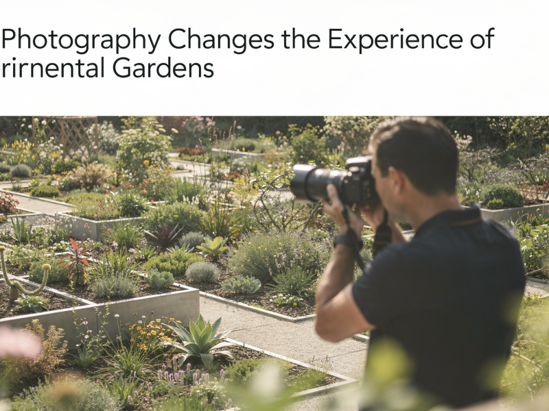 How Photography Changes the Experience of Experimental Gardens