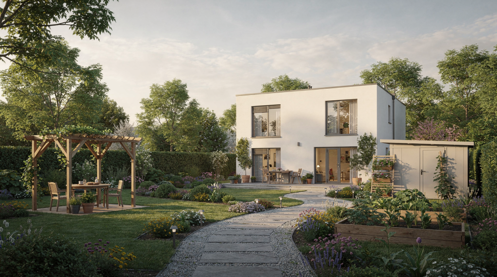 Planning a Small Estate: House, Garden, and Outdoor Structures