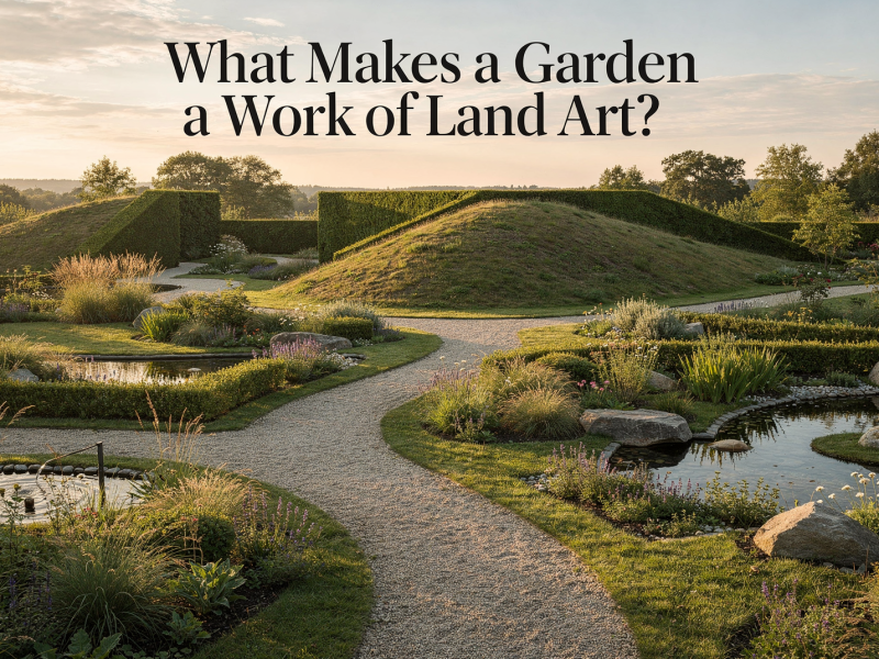 What Makes a Garden a Work of Land Art?